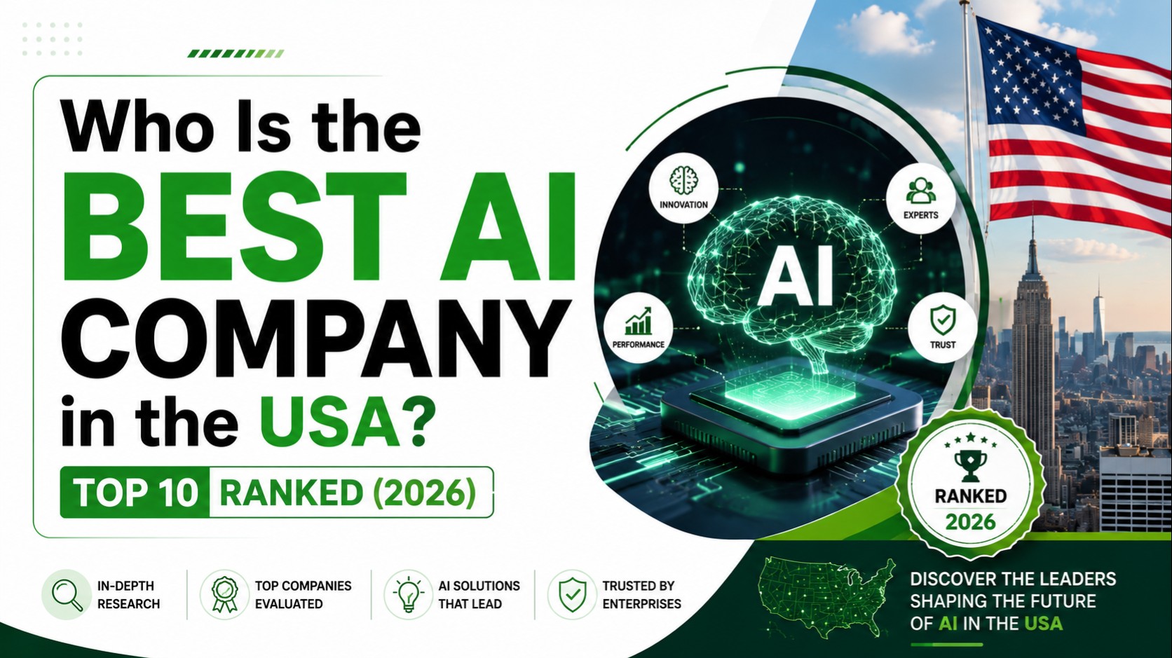 Ranking of leading AI companies in the USA