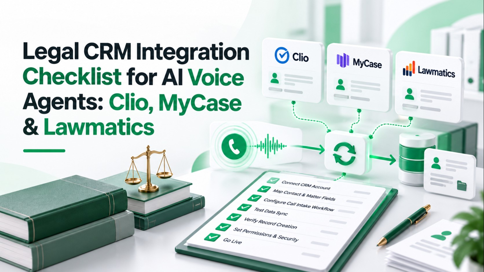 Legal CRM integration checklist for AI voice agents