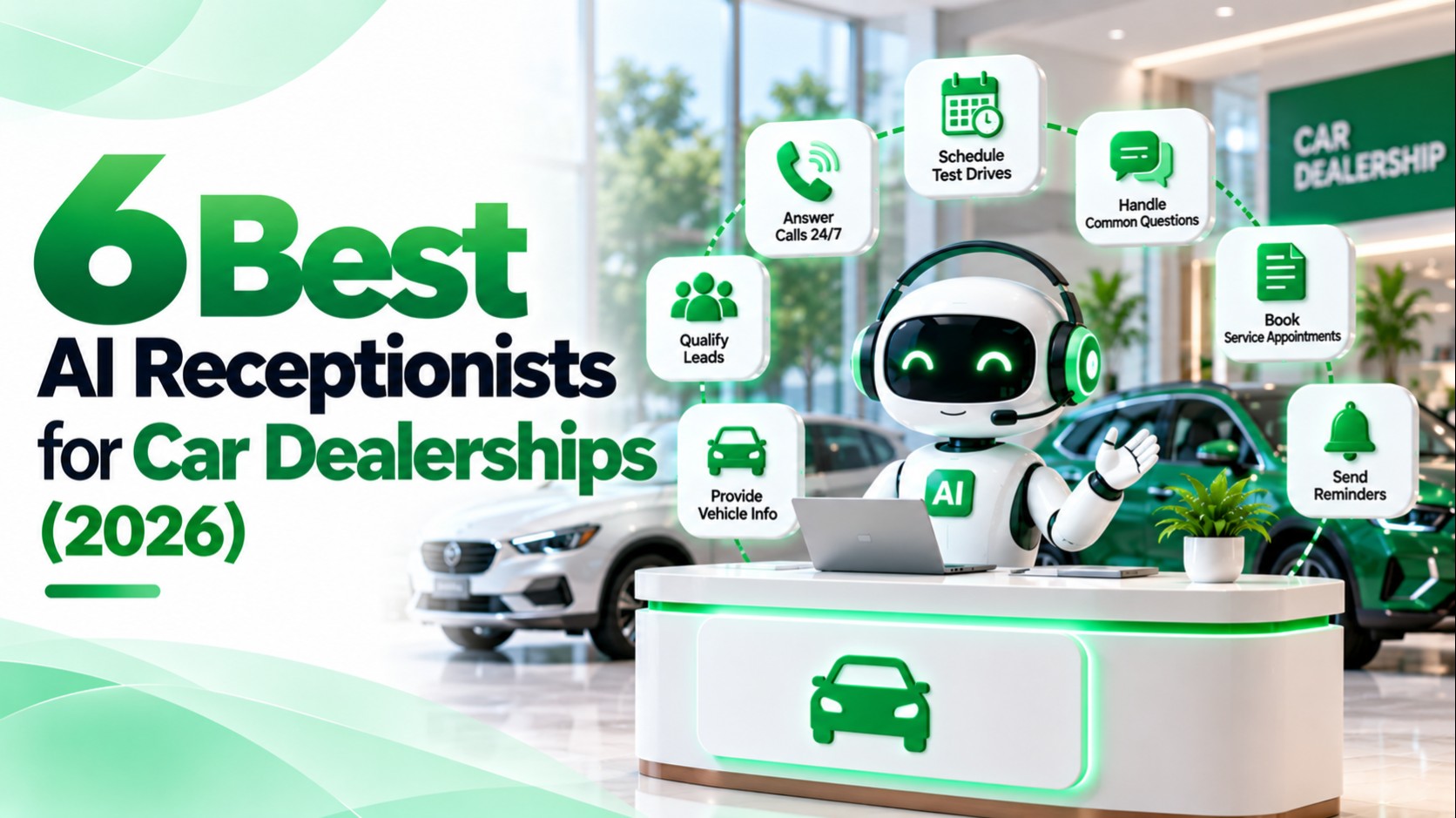 6 Best AI Receptionists for Car Dealerships (2026)