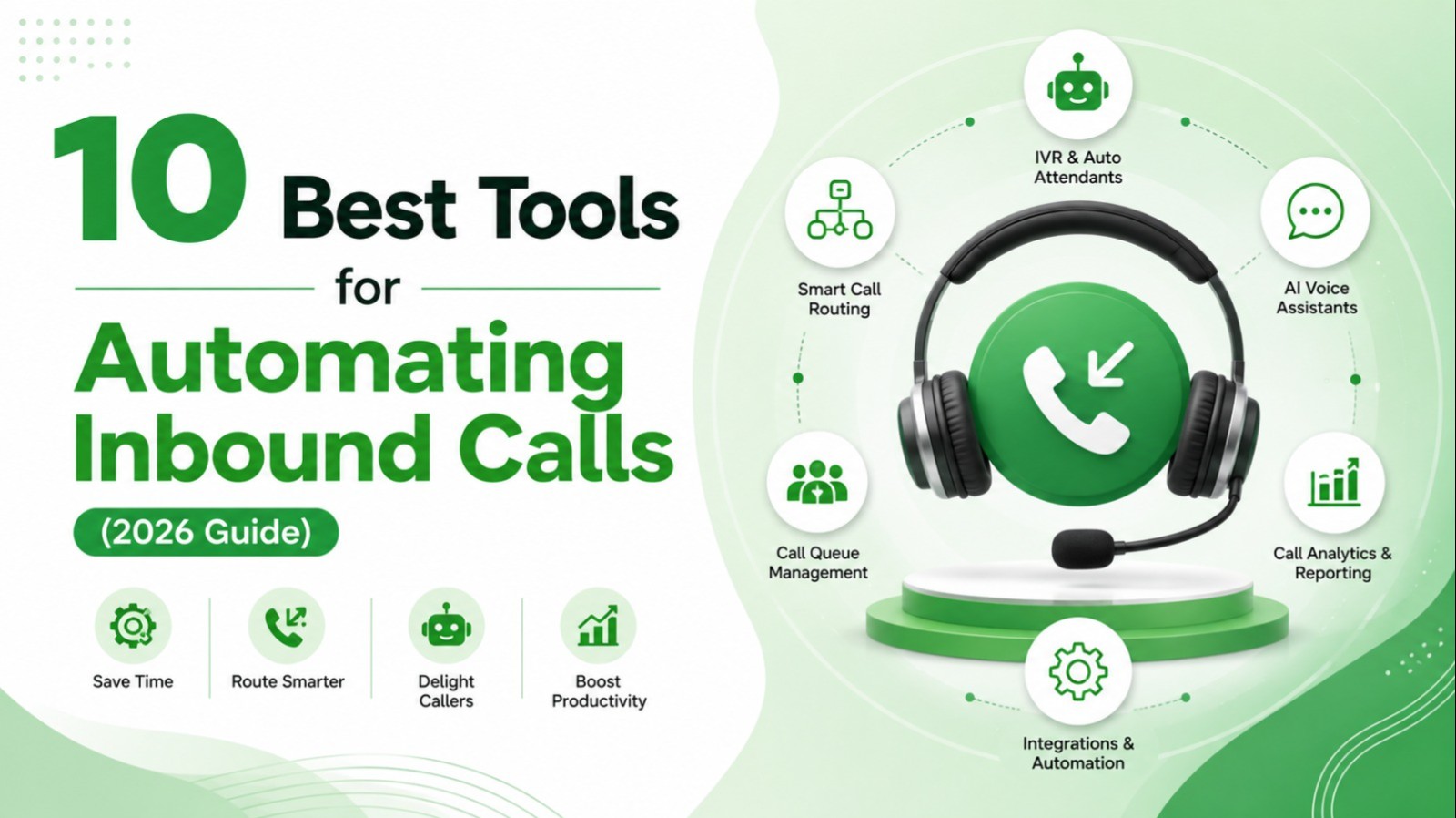 Illustration of tools for automating inbound business calls