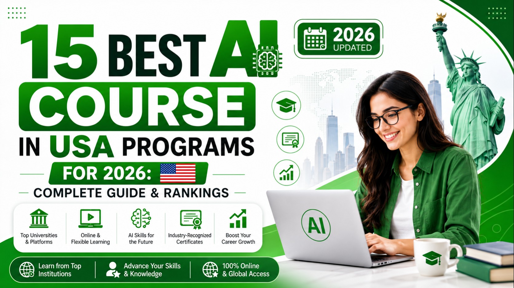 Comparison of AI course programs in the USA