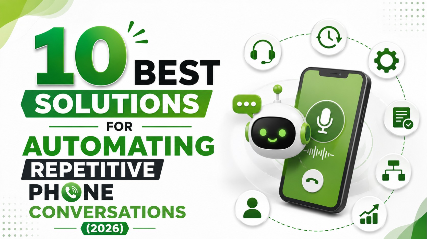 Illustration of solutions for automating repetitive phone conversations